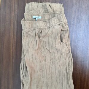 Madewell Beige Textured Pants